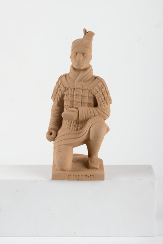 Customized Terracotta Warriors Kneeling Archer Exactly The Same as Youself Handmade High 6.8in