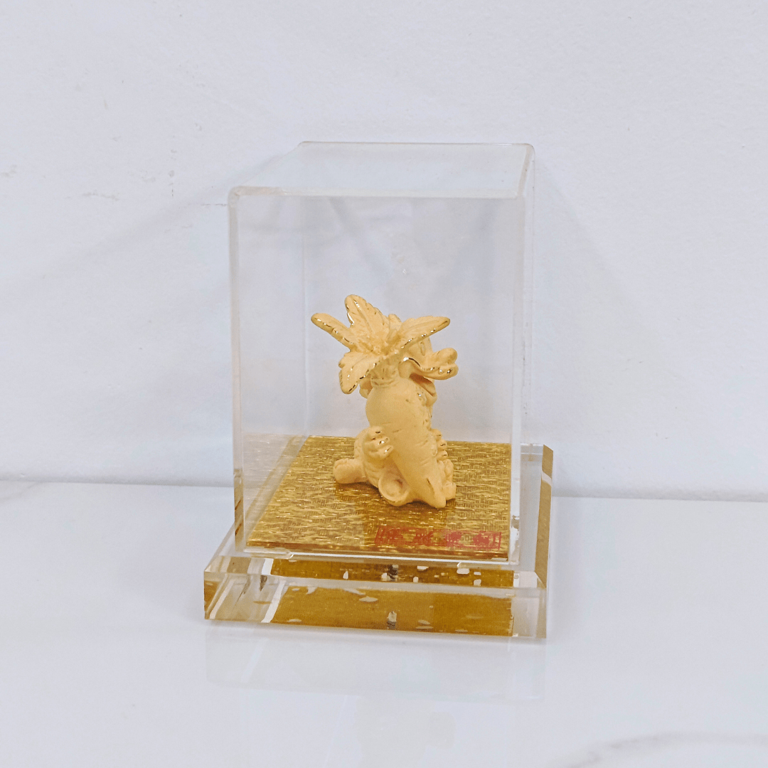 Velvet Gold Chinese Zodiac Dargon - myterracottawarriors