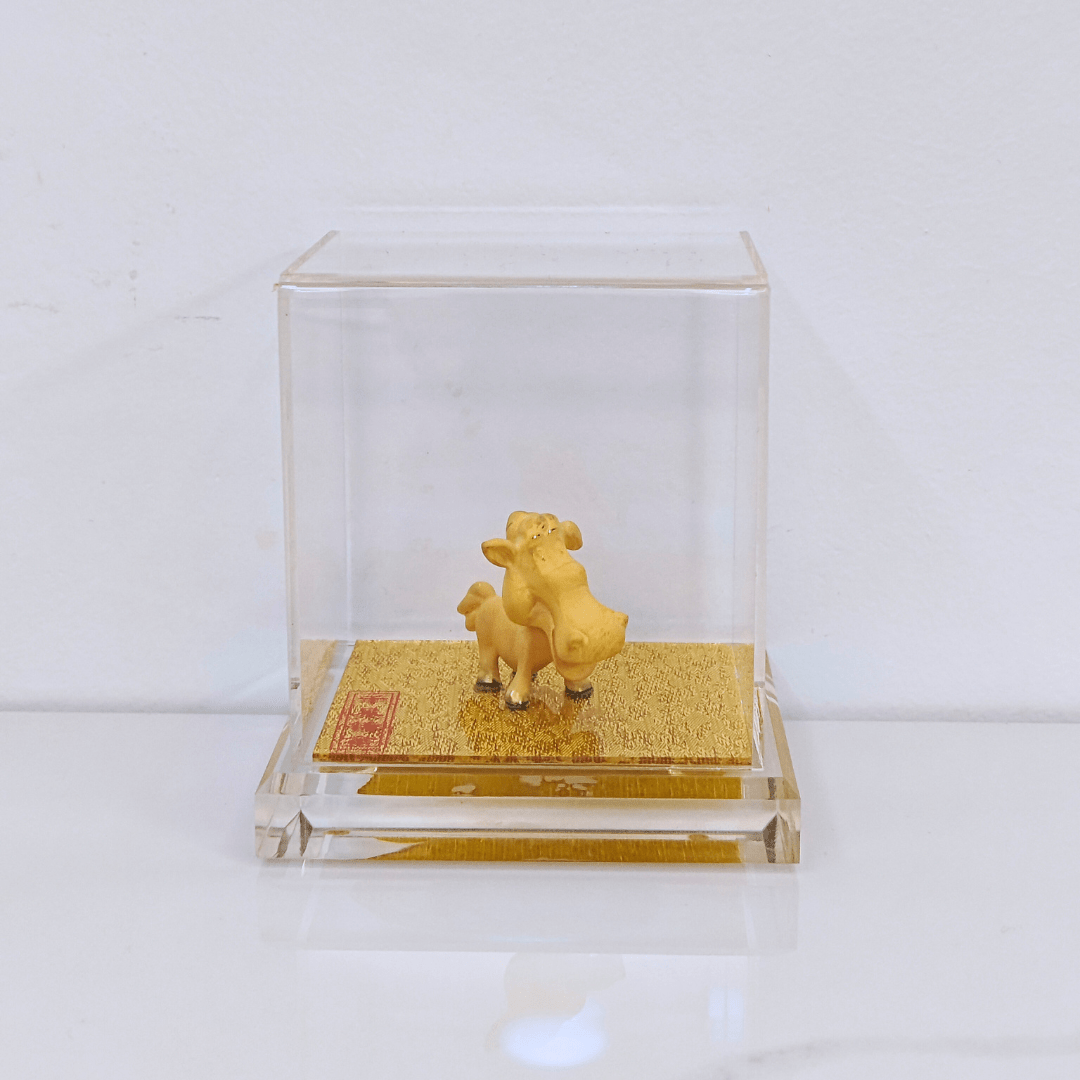 Velvet Gold Chinese Zodiac Horse - myterracottawarriors