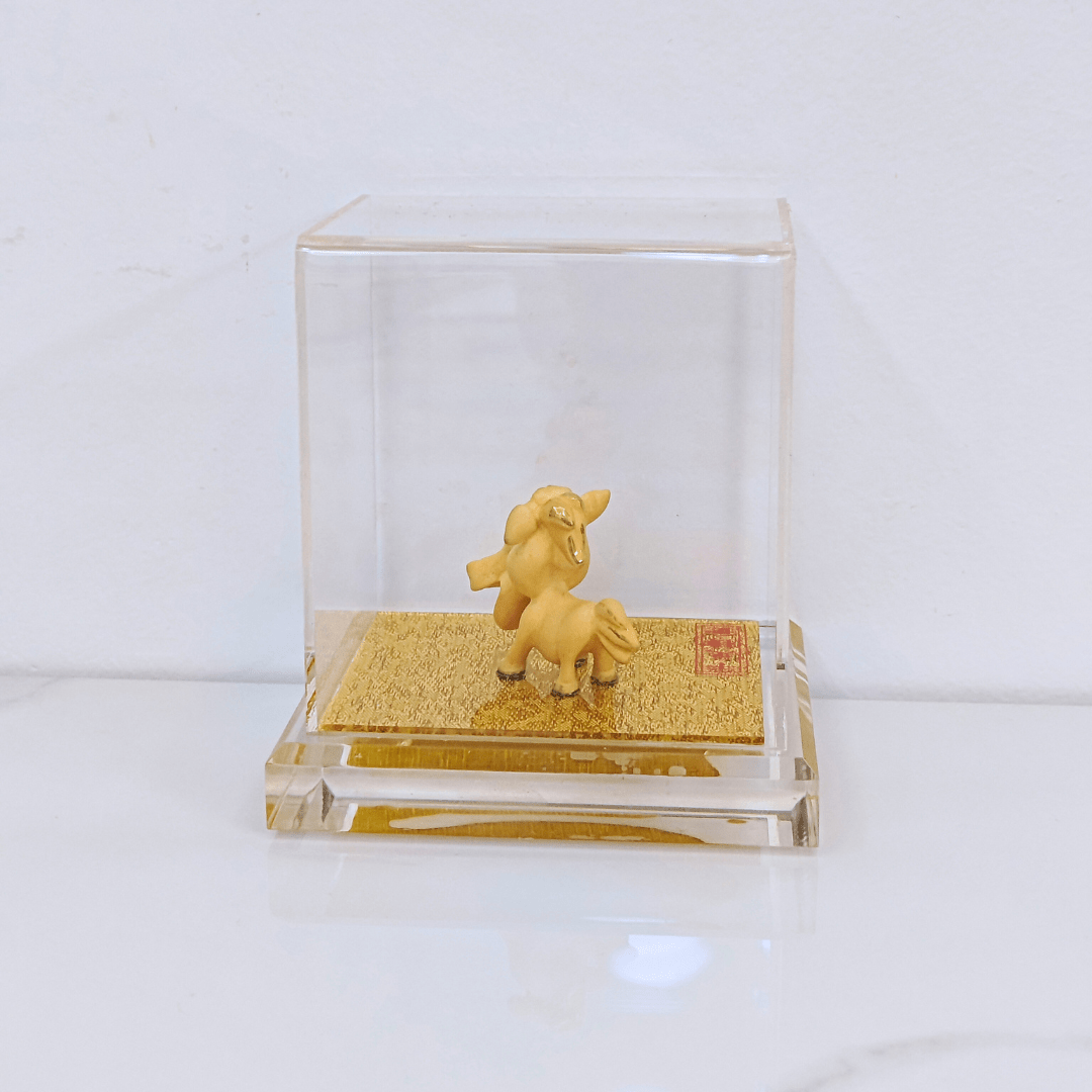 Velvet Gold Chinese Zodiac Horse - myterracottawarriors