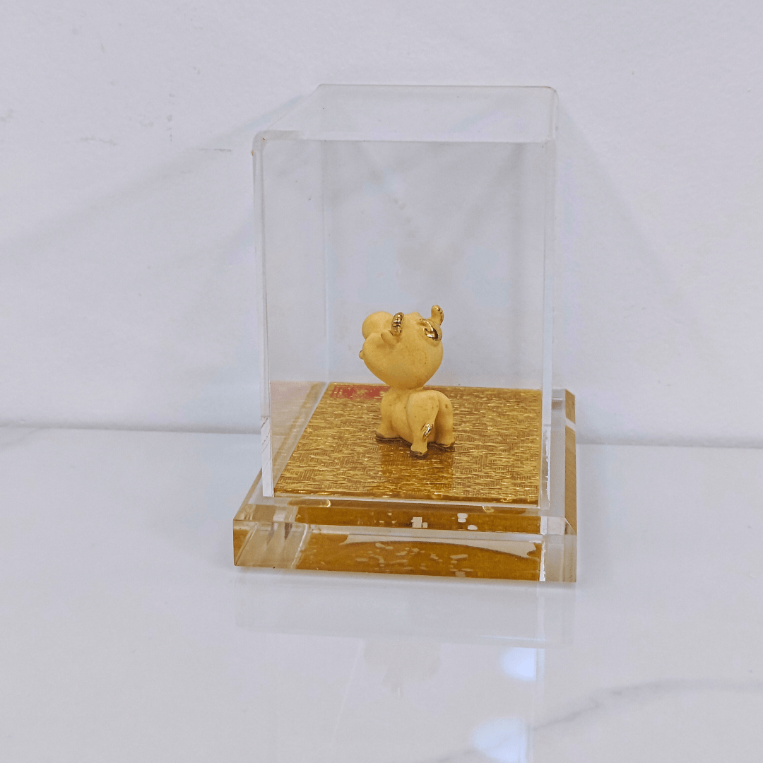Velvet Gold Chinese Zodiac Ox - myterracottawarriors