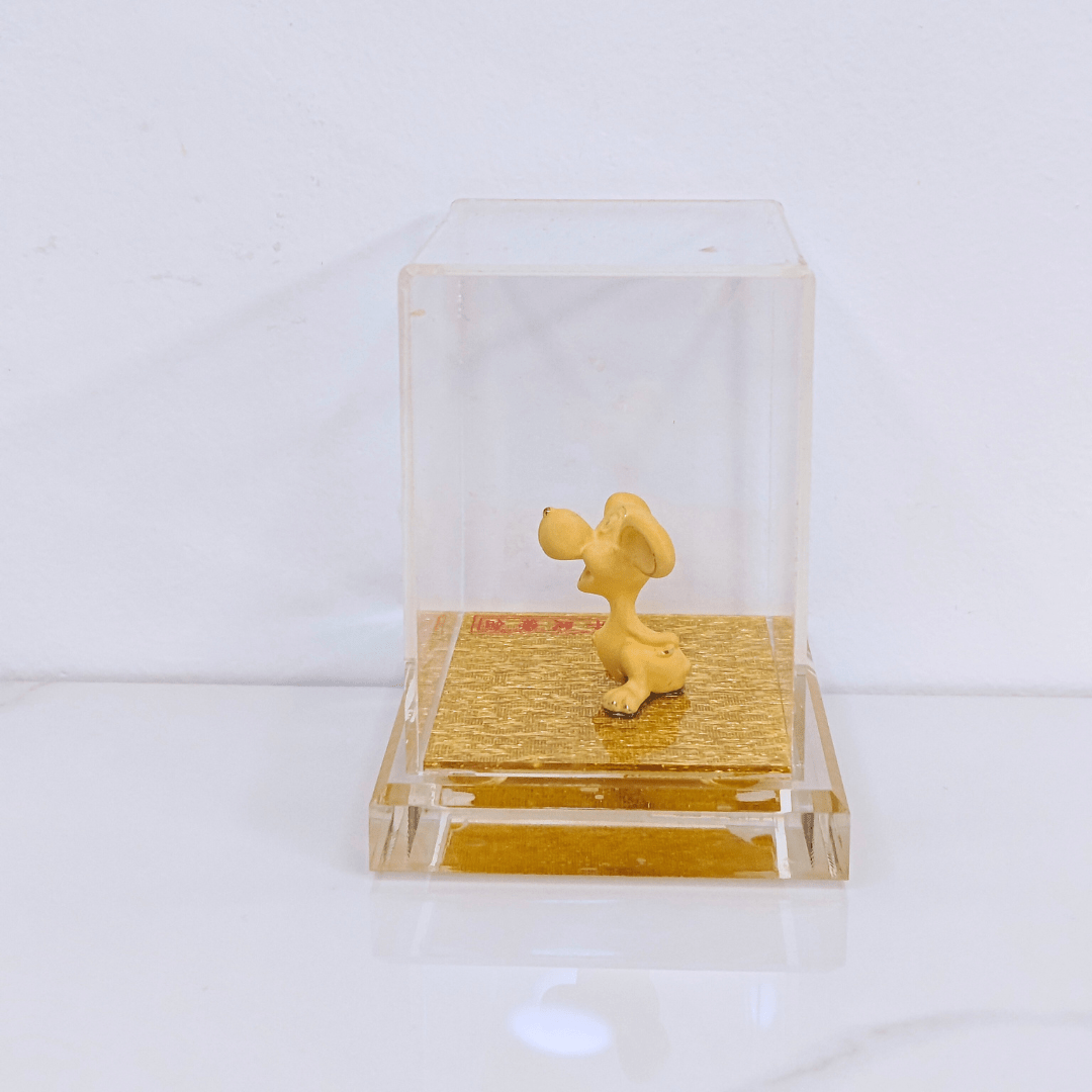 Velvet Gold Chinese Zodiac Rat - myterracottawarriors