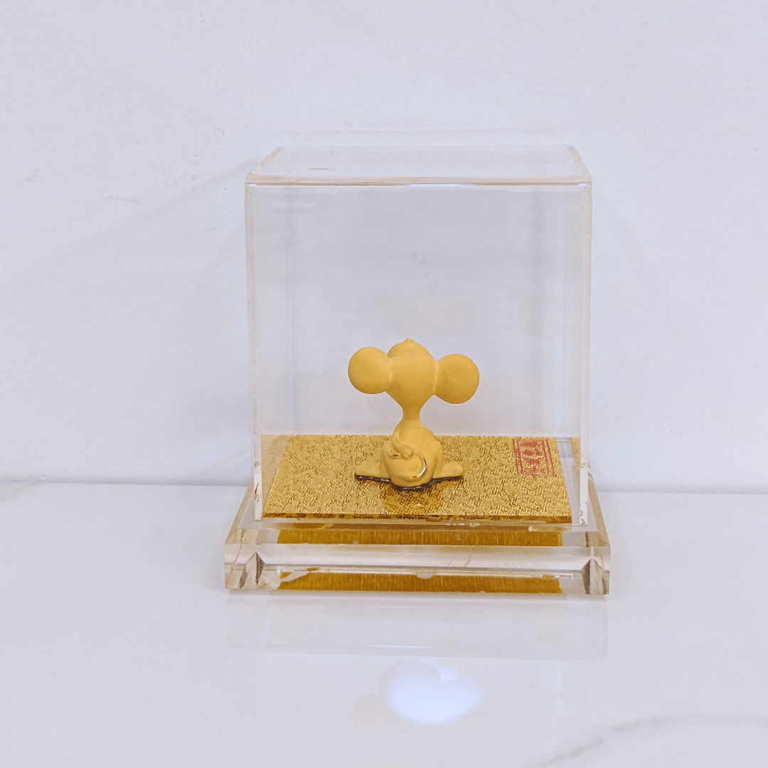 Velvet Gold Chinese Zodiac Rat - myterracottawarriors