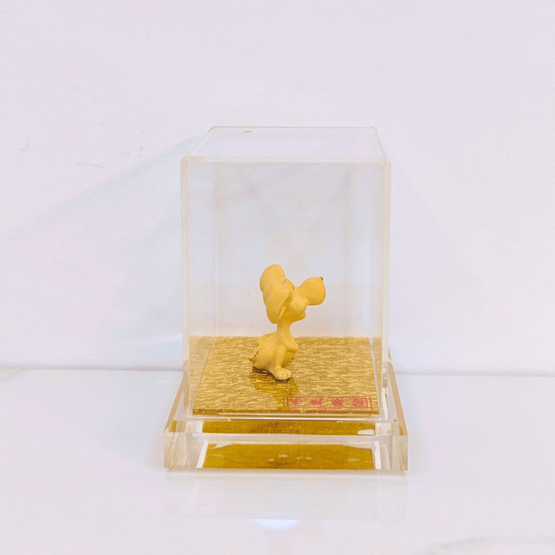 Velvet Gold Chinese Zodiac Rat - myterracottawarriors